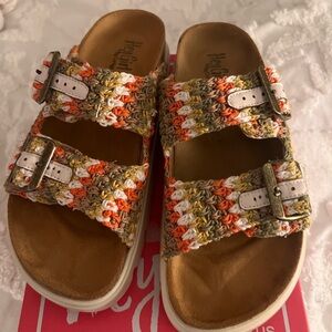 hey girl by corkys crochet sandals